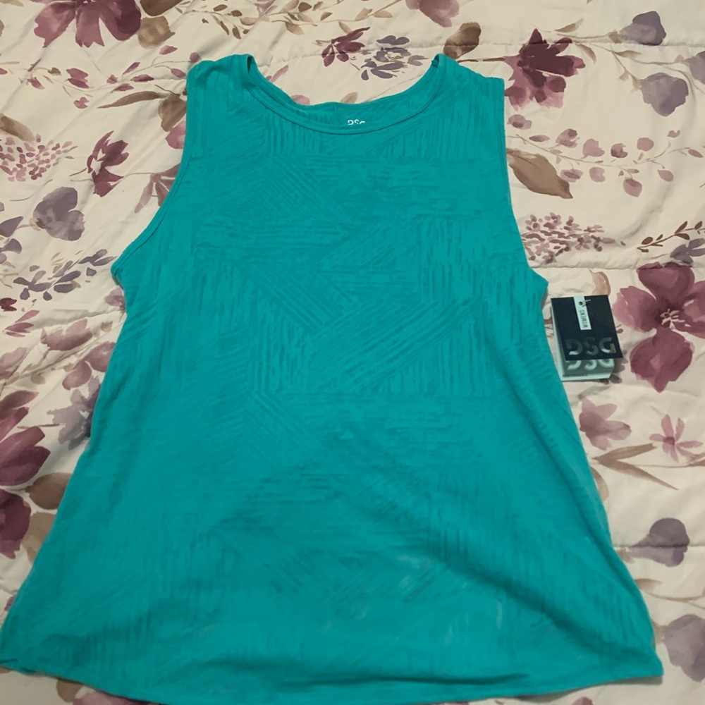 DSG TURQUOISE TANK size XL NEW W/tags